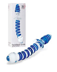 Adam & Eve Twisted Love Glass Dildo