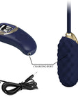 Stavros The Great - Remote Control Vibrating Love Egg - Vivian - Blue - K. P.