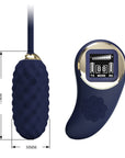 Stavros The Great - Remote Control Vibrating Love Egg - Vivian - Blue - K. P.