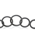 Silicone Ring 5 Piece Kit - Black - K. P.