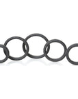Silicone Ring 5 Piece Kit - Black - K. P.