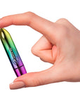 RO-80mm 7 Speed Vibrating Bullet - Rainbow - K. P.