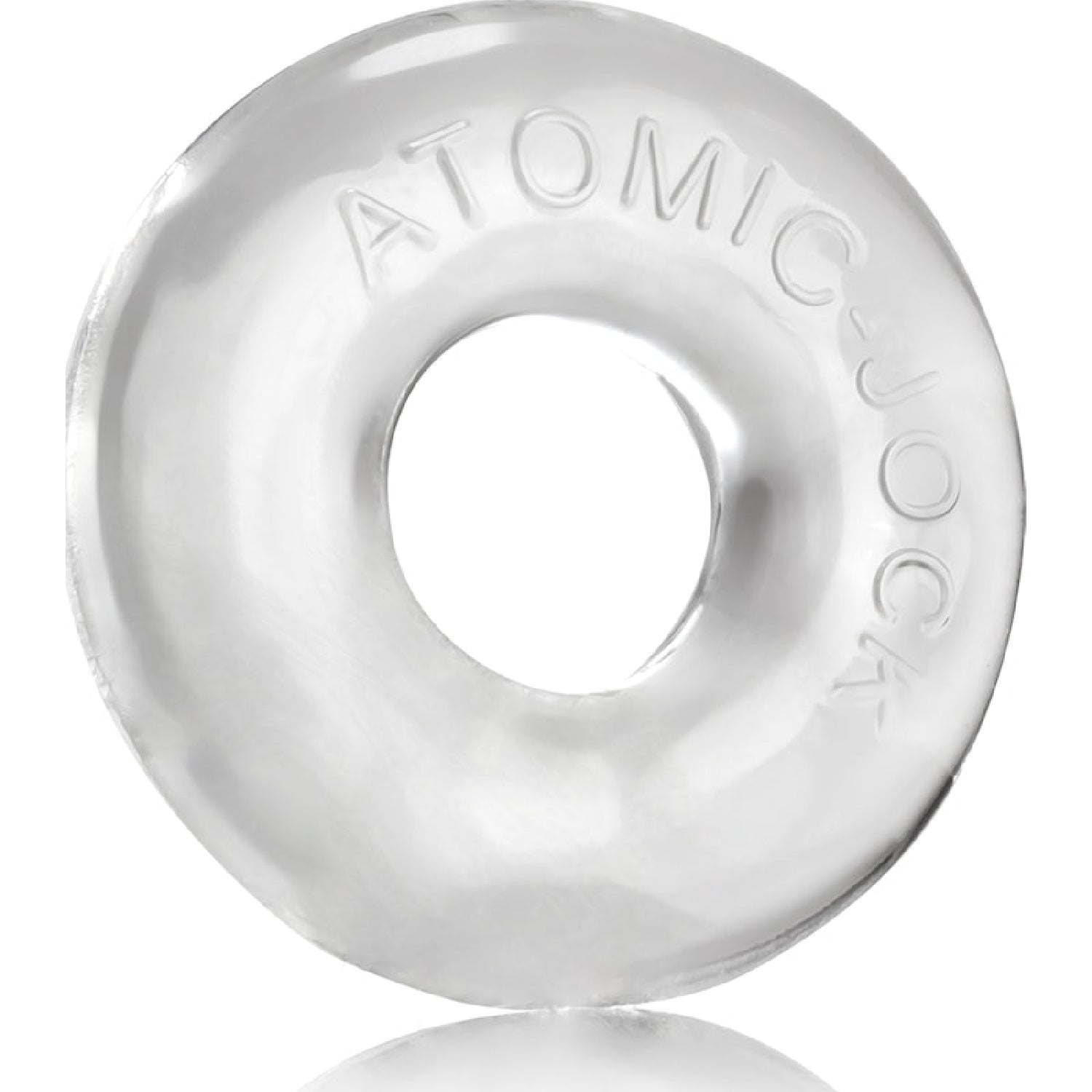 Donut 2 Fatty Cock Ring - Large - Clear - K. P.