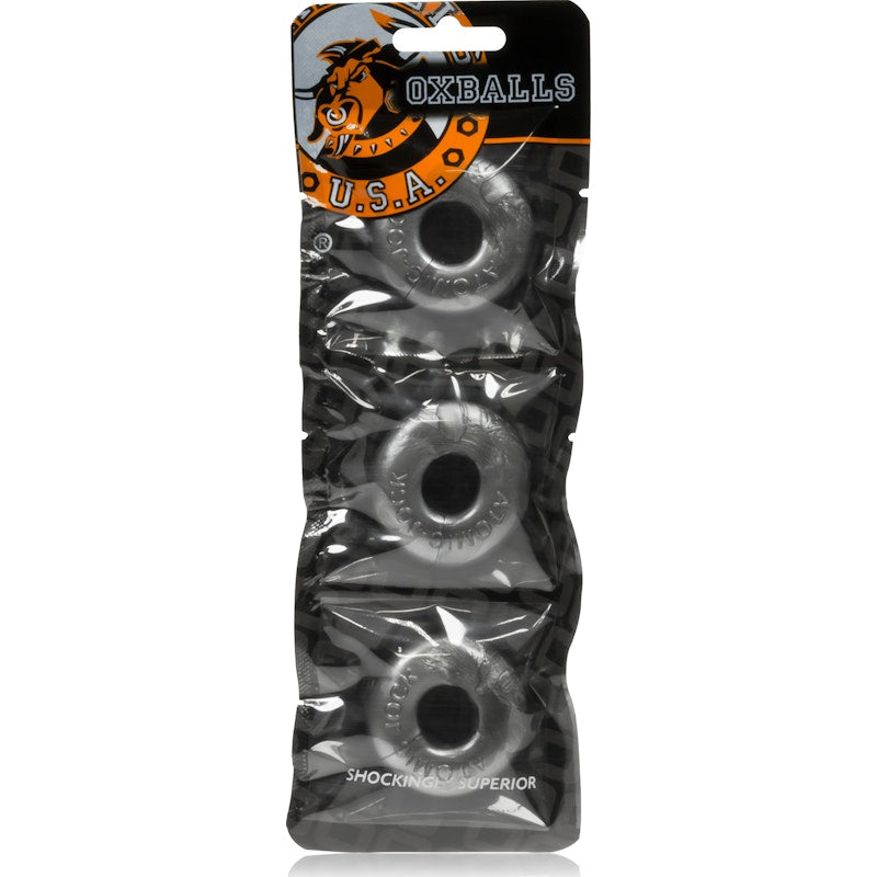3 Pack Donut Cockrings - Ringer - Steel - K. P.