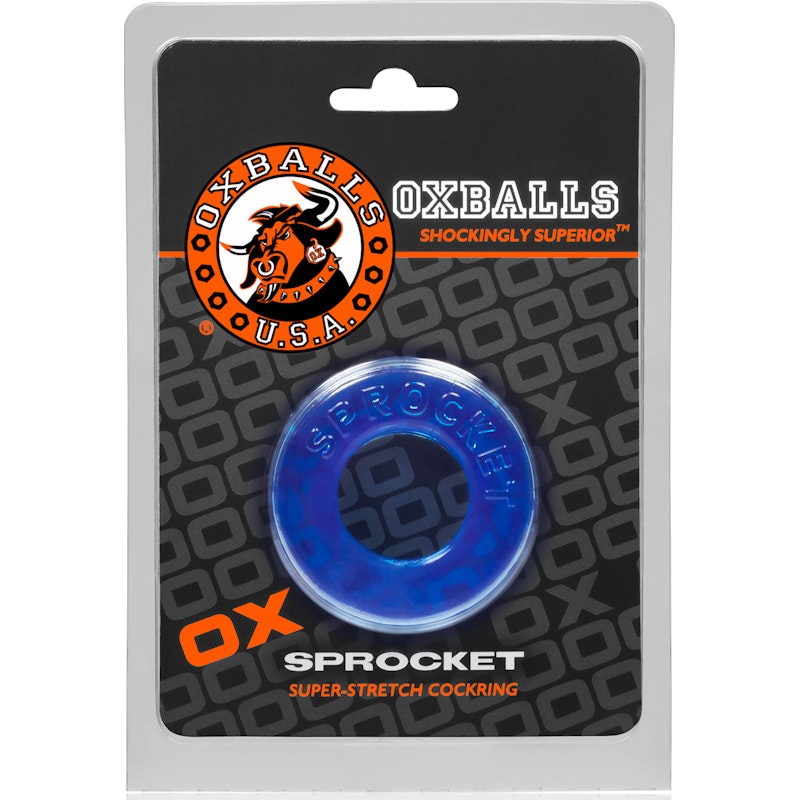 Super Strech Cockring - Sprocket - Ice Blue - K. P.