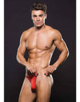 Microfiber Magnetic G String Red