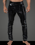Long Elastic PVC pants - K. P.