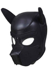 Puppy Play Mask Black