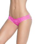 Caged Lace Panty - Pink