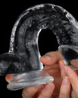 Dildo 7.5" - Clear - K. P.