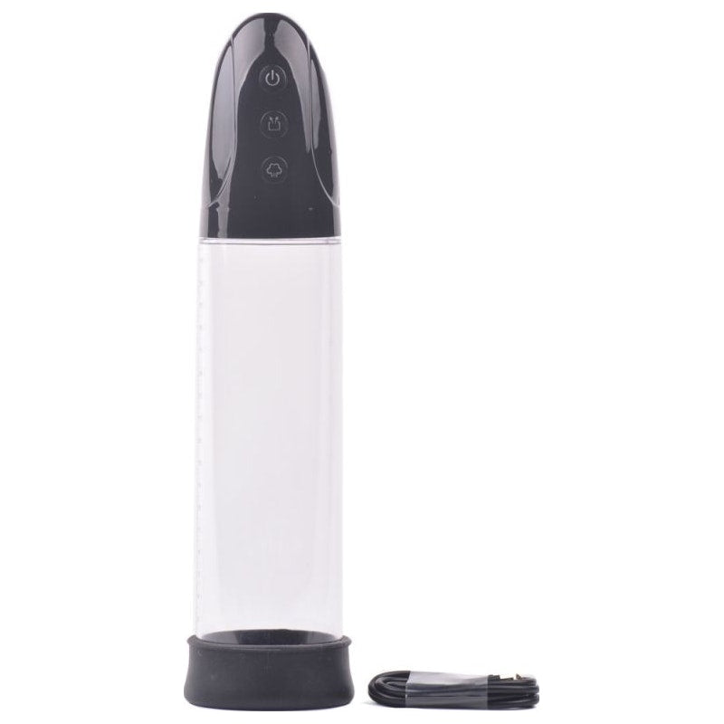 Automatic Penis Pump with Sleeve and Donut - Clear - K. P.