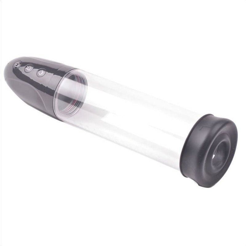 Automatic Penis Pump with Sleeve and Donut - Clear - K. P.