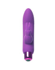 Rechargeable Bullet with Rabbit Sleeve - Alices Bunny - Purple - K. P.
