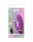 Rechargeable Bullet with Rabbit Sleeve - Alices Bunny - Purple - K. P.