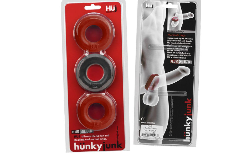 HunkyJunk - 3 Piece Cockings - Red/Tar