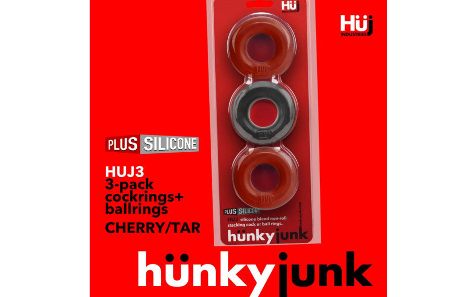 HunkyJunk - 3 Piece Cockings - Red/Tar