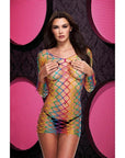 Criss Cross Lace Teddy - Black - K. P.