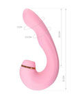 Air Pulse Dual Stimulator - Juna - Pink - K. P.