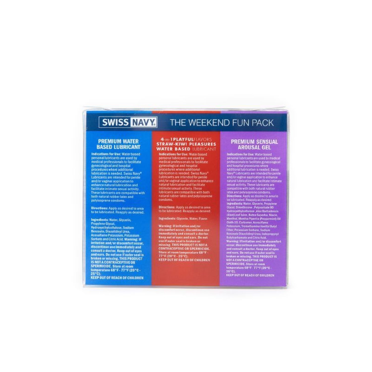 Swiss Navy Weekend Fun Pack - Kinky Playhouse