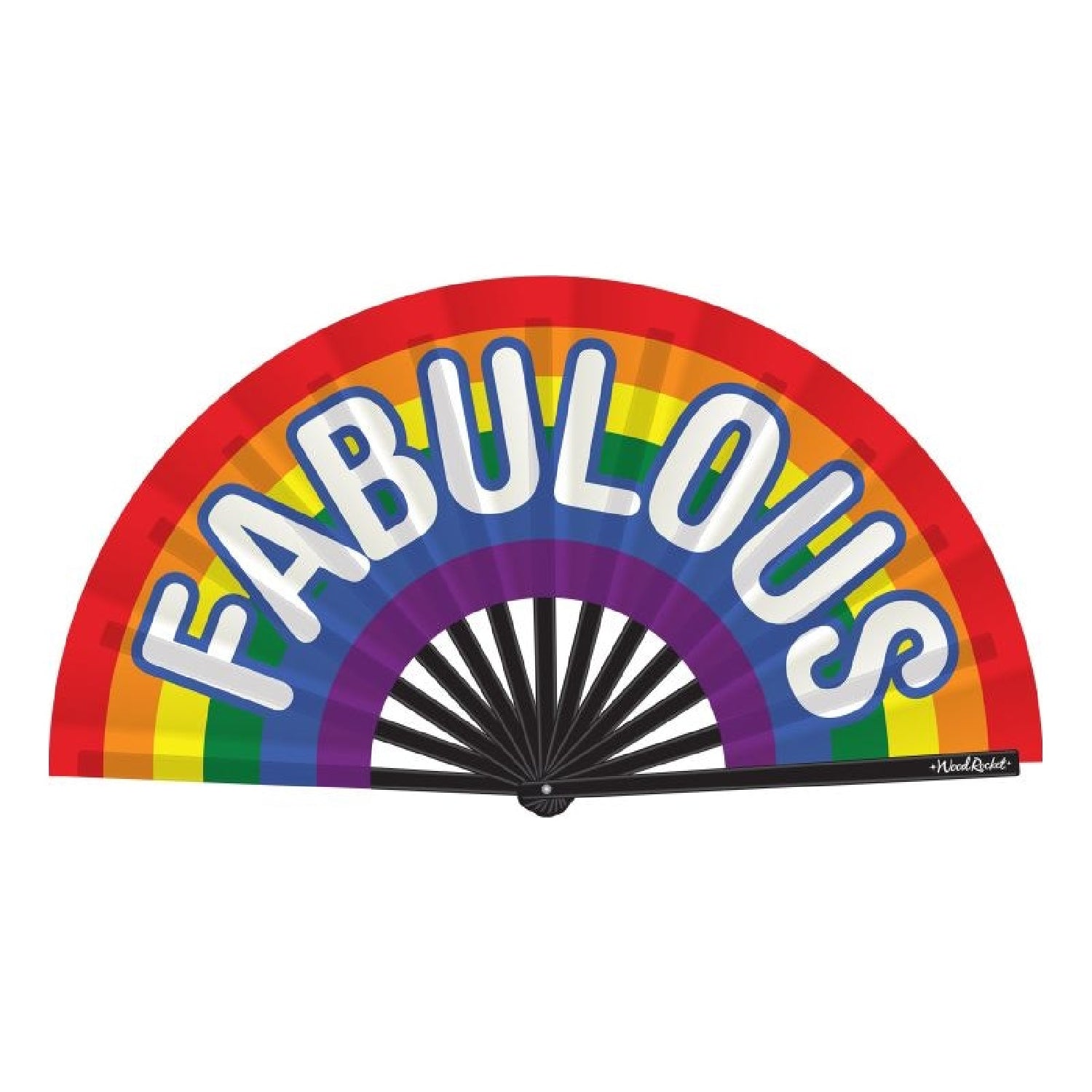 Fabulous Folding Fan - Rainbow - K. P.