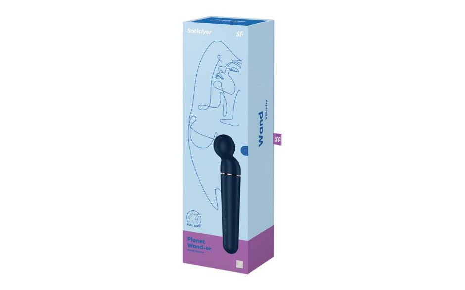 Air Pulse Vibrator - Planet Wand-er - Black - K. P.