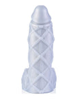 Liquid Silicone Dildo - Fetishique - Medium - Silver