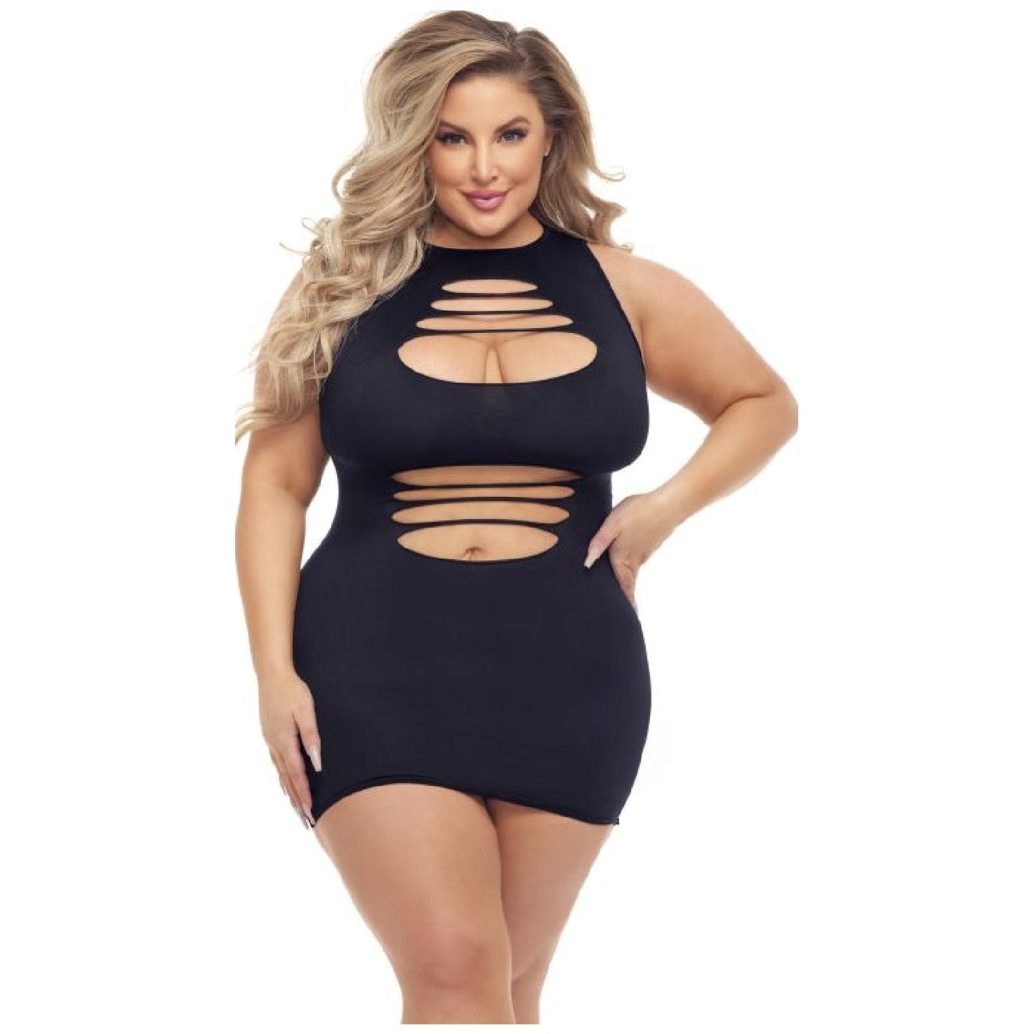 Cant Commit Dress - Black - Q - K. P.