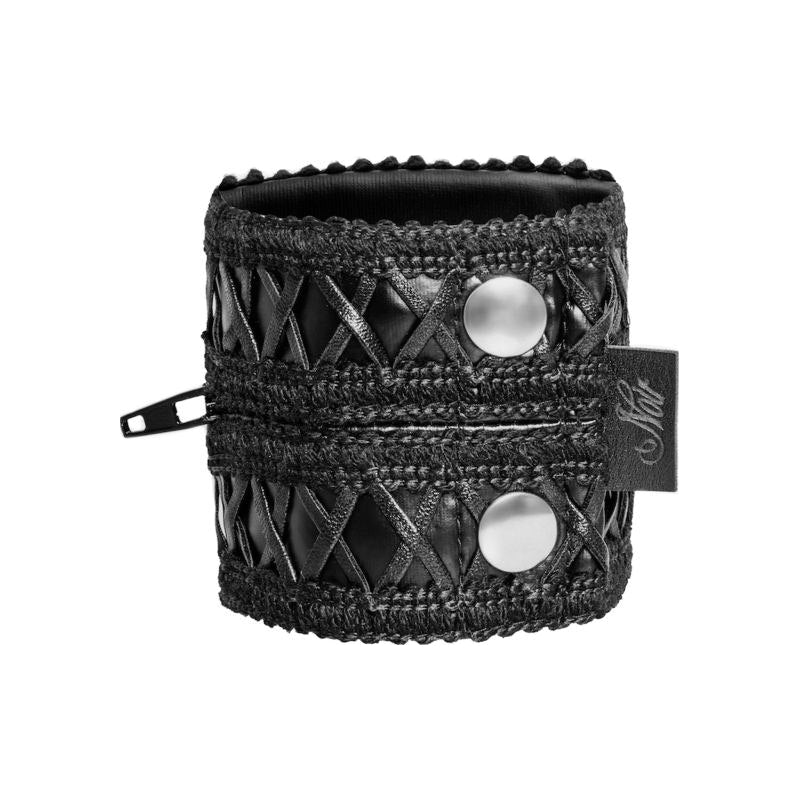 Wrist Wallet with Hidden Zipper - Black - K. P.