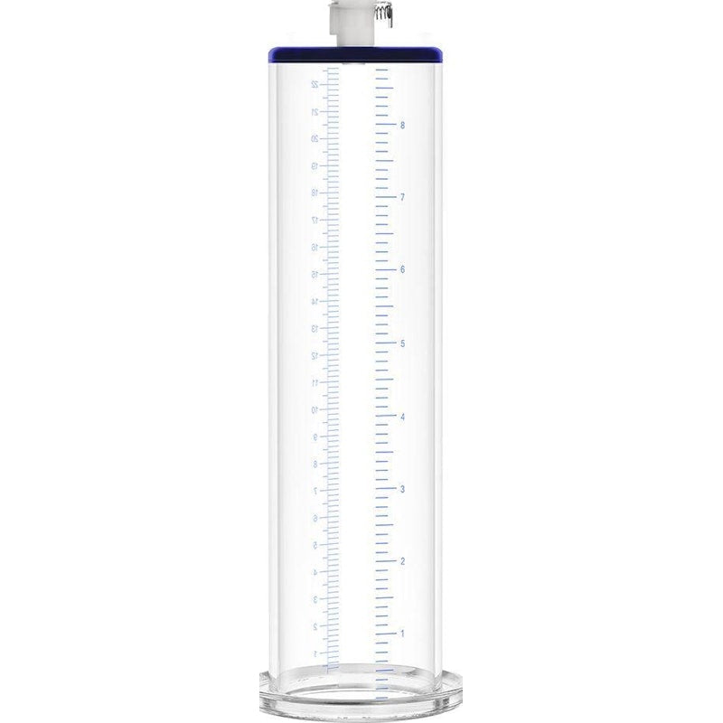 Premium Penis Pump Valve Cylinder 2.5in x 9in - Clear - K. P.