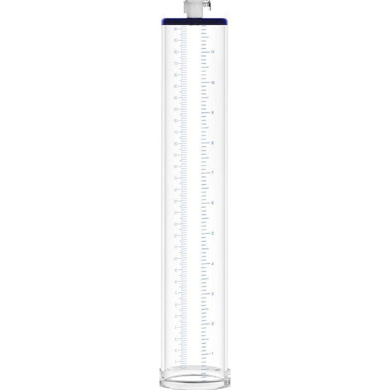 Premium Penis Pump Valve Cylinder 2.0in x 12in - Clear - K. P.