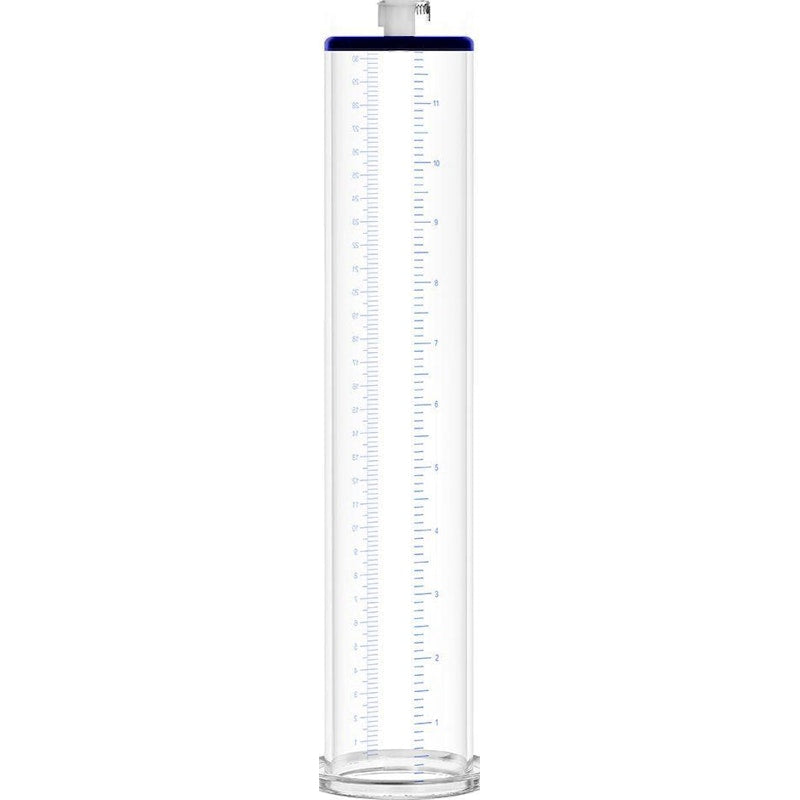 Premium Penis Pump Valve Cylinder 2.25in x 12in - Clear - K. P.