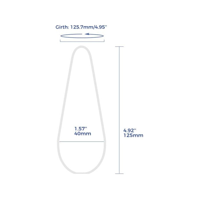 Drip Shape Rechargeable Vibrator - VibeSwirl - Teal - K. P.