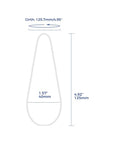Drip Shape Rechargeable Vibrator - VibeSwirl - Teal - K. P.