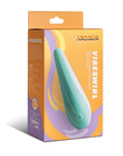 Drip Shape Rechargeable Vibrator - VibeSwirl - Teal - K. P.