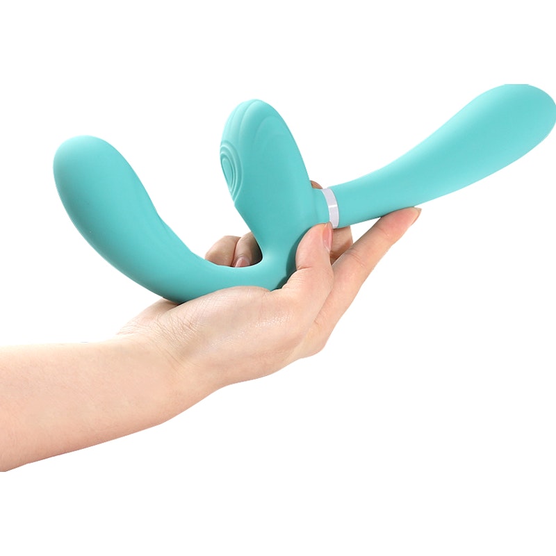 Sapphi Dual G-Spot Vibrator - Teal - K. P.