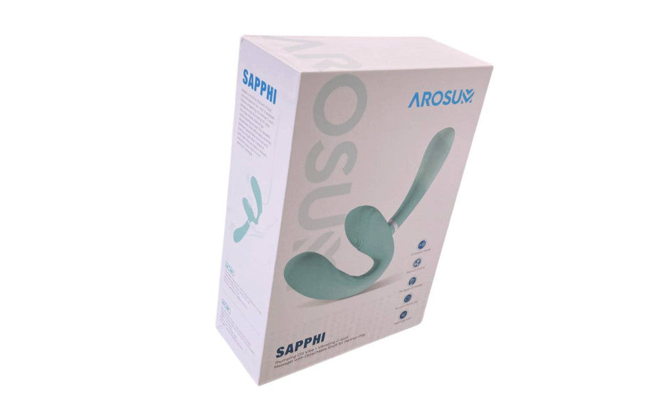 Sapphi Dual G-Spot Vibrator - Teal - K. P.