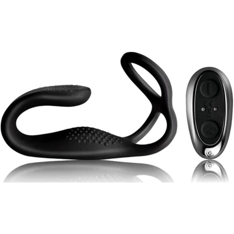 Cock Ball and Anal Stimulator - The Vibe - Black - K. P.