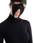 Ex Machina Genuine Leather Mask Black