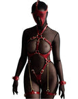 Ex Machina Genuine Leather Mask Red - K. P.