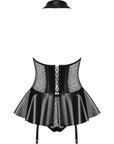 Hot Corset with Panties - Black - K. P.