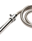 CleanStream - Enema Nozzle With Push Valve - Silver - K. P.