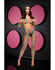 Rainbow 2 Pc Crop Top w pants Set - K. P.