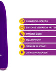 G-Spot Vibrator - Devotion - Violet - K. P.