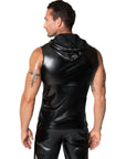 Frenzy Sleeveless Hoodie - Black - K. P.