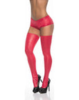 Thigh Highs Wetlook Metallic - Multiple Colours