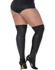 Thigh Highs Vinyl Gloss Black