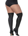 Thigh Highs Vinyl Gloss Black