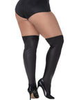Thigh Highs Vinyl Gloss - Black