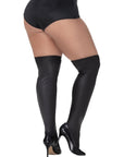 Thigh Highs Vinyl Gloss - Black