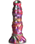 Creature Cocks - Larva Silicone Ovipositor Dildo w/ Eggs - Rainbow